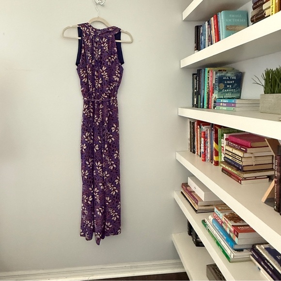 KAREN MILLEN Silk Wide-Leg Jumpsuit size 8 - Picture 6 of 13